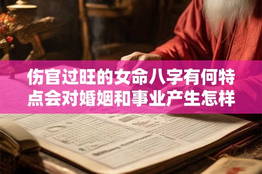 伤官过旺的女命八字有何特点会对婚姻和事业产生怎样的影响