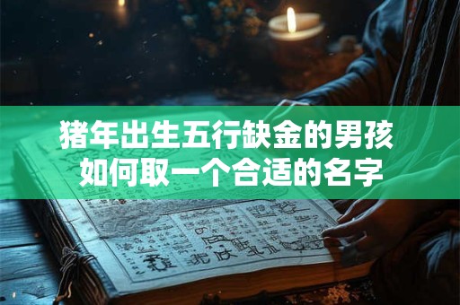 猪年出生五行缺金的男孩 如何取一个合适的名字 猪年出生五行缺金的男孩 如何取一个合适的名字
