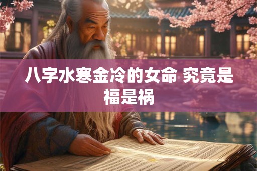 八字水寒金冷的女命 究竟是福是祸