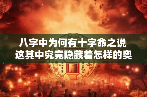 八字中为何有十字命之说 这其中究竟隐藏着怎样的奥秘