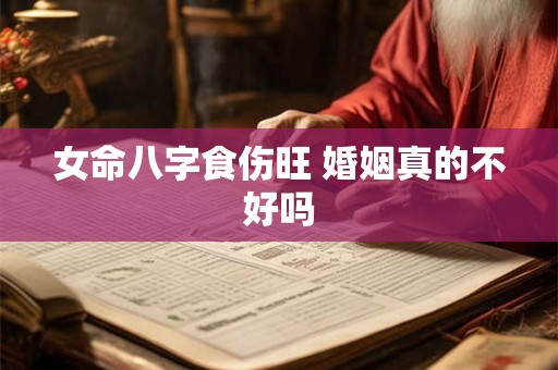女命八字食伤旺 婚姻真的不好吗