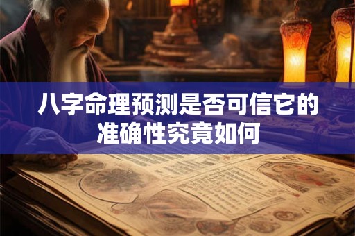 八字命理预测是否可信它的准确性究竟如何