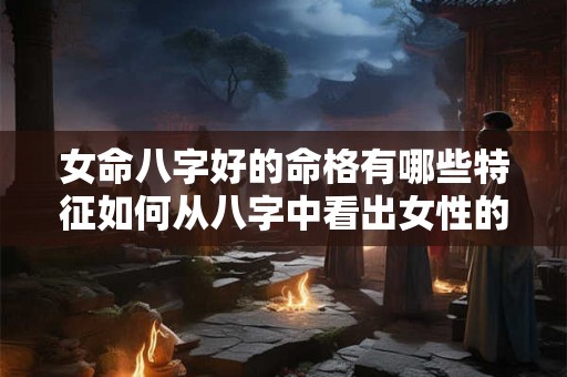 女命八字好的命格有哪些特征如何从八字中看出女性的好命格