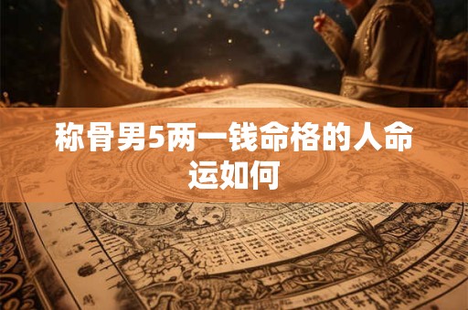 称骨男5两一钱命格的人命运如何