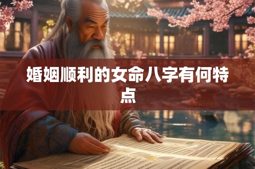 婚姻顺利的女命八字有何特点