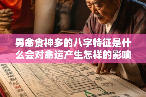 男命食神多的八字特征是什么会对命运产生怎样的影响
