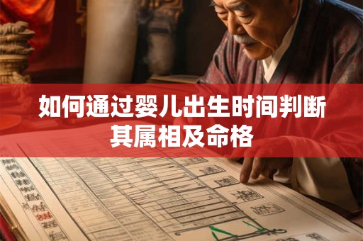 如何通过婴儿出生时间判断其属相及命格