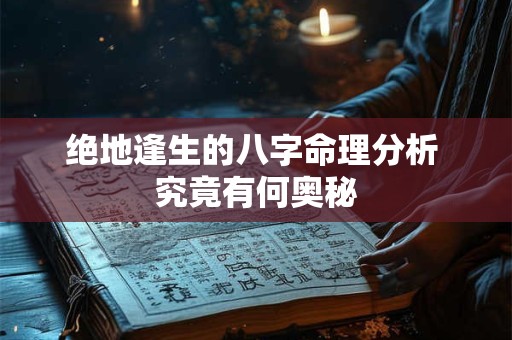 绝地逢生的八字命理分析 究竟有何奥秘