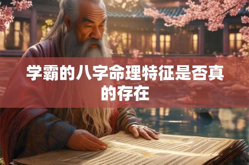 学霸的八字命理特征是否真的存在