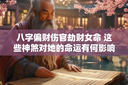 八字偏财伤官劫财女命 这些神煞对她的命运有何影响