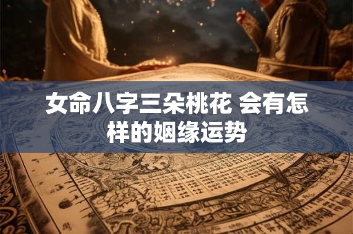 女命八字三朵桃花 会有怎样的姻缘运势