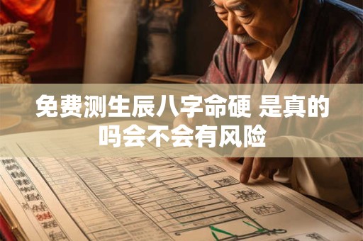 免费测生辰八字命硬 是真的吗会不会有风险