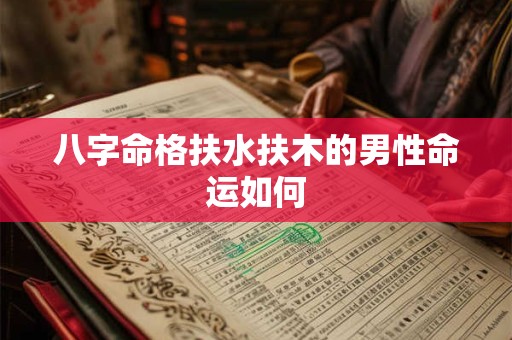 八字命格扶水扶木的男性命运如何