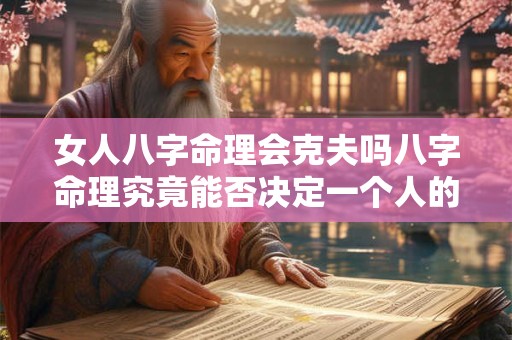 女人八字命理会克夫吗八字命理究竟能否决定一个人的婚姻幸福
