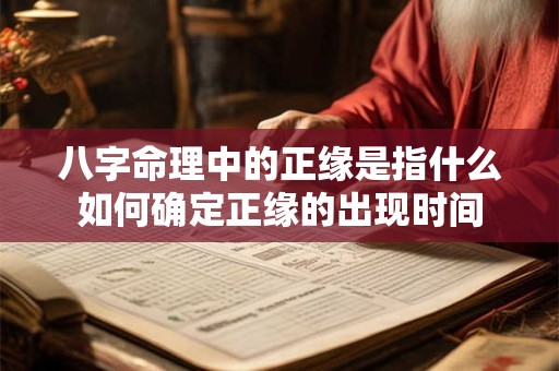 八字命理中的正缘是指什么如何确定正缘的出现时间 八字命理中的正缘是指什么如何确定正缘的出现时间