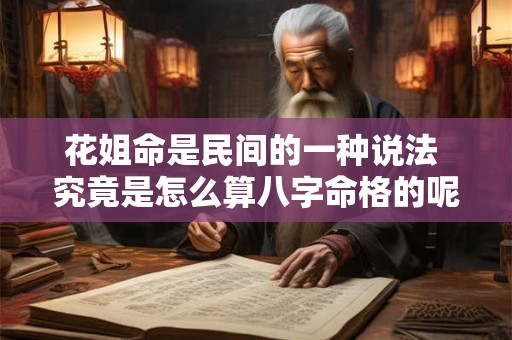 花姐命是民间的一种说法 究竟是怎么算八字命格的呢