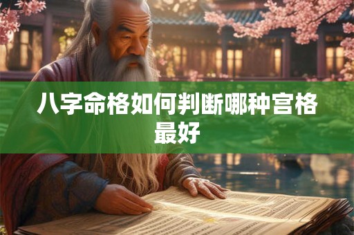 八字命格如何判断哪种宫格最好