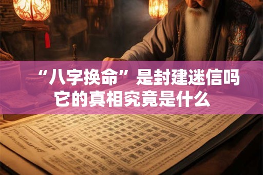 “八字换命”是封建迷信吗它的真相究竟是什么