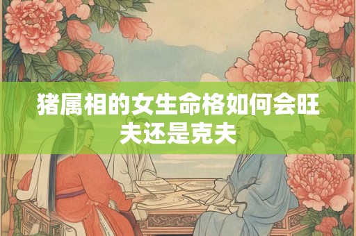 猪属相的女生命格如何会旺夫还是克夫