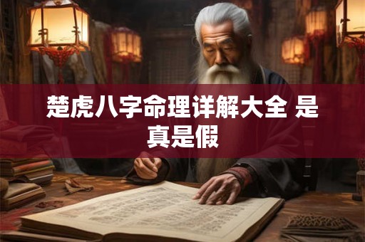 楚虎八字命理详解大全 是真是假