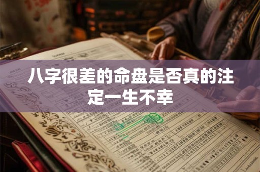 八字很差的命盘是否真的注定一生不幸 八字很差的命盘是否真的注定一生不幸