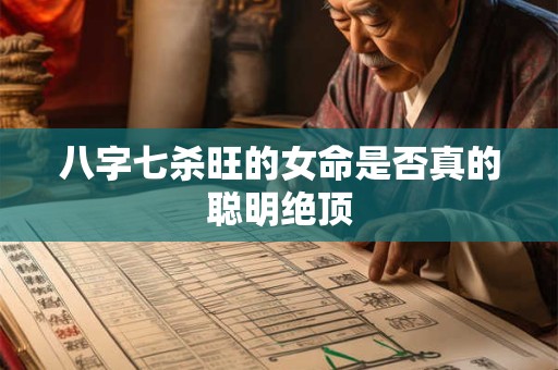 八字七杀旺的女命是否真的聪明绝顶