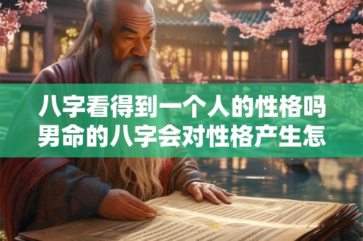 八字看得到一个人的性格吗男命的八字会对性格产生怎样的影响