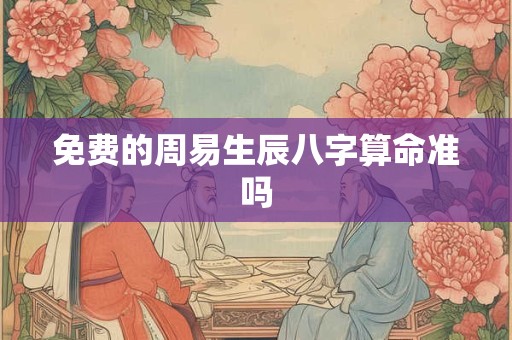 免费的周易生辰八字算命准吗