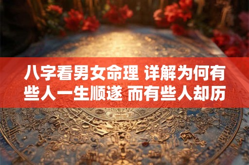 八字看男女命理 详解为何有些人一生顺遂 而有些人却历经坎坷