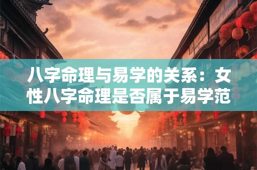 八字命理与易学的关系：女性八字命理是否属于易学范畴