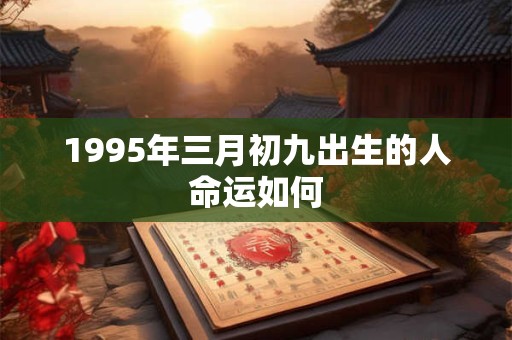 1995年三月初九出生的人命运如何