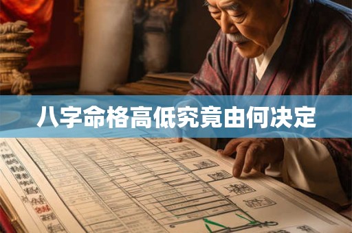 八字命格高低究竟由何决定