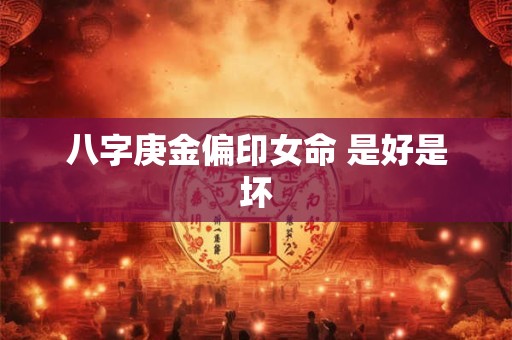 八字庚金偏印女命 是好是坏