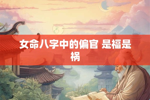 女命八字中的偏官 是福是祸