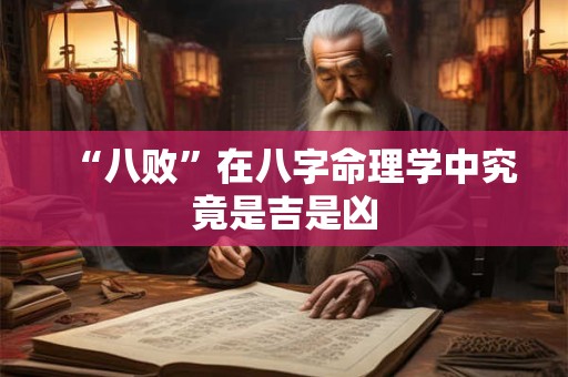 “八败”在八字命理学中究竟是吉是凶