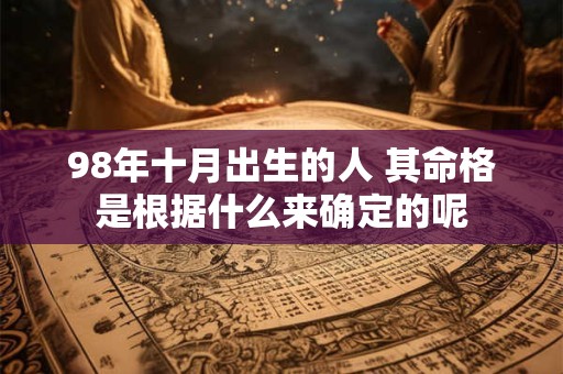 98年十月出生的人 其命格是根据什么来确定的呢