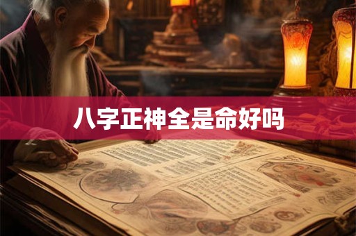 八字正神全是命好吗