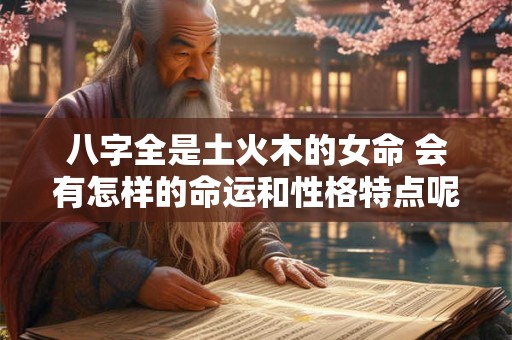 八字全是土火木的女命 会有怎样的命运和性格特点呢