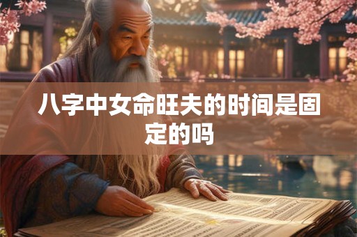 八字中女命旺夫的时间是固定的吗