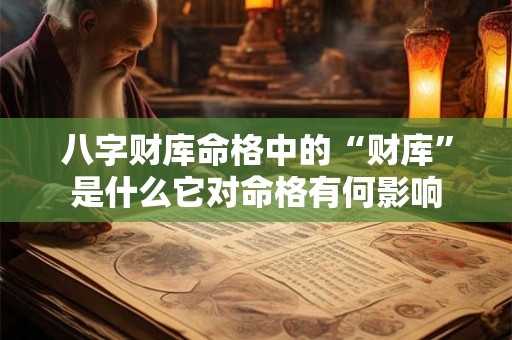 八字财库命格中的“财库”是什么它对命格有何影响