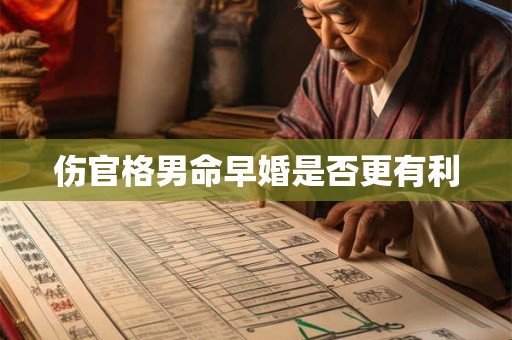 伤官格男命早婚是否更有利