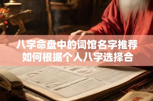 八字命盘中的词馆名字推荐 如何根据个人八字选择合适的词馆名字