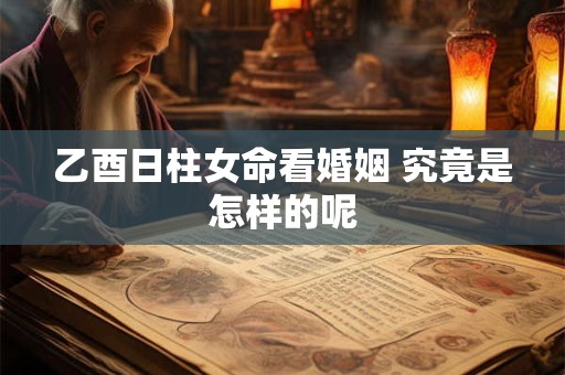 乙酉日柱女命看婚姻 究竟是怎样的呢