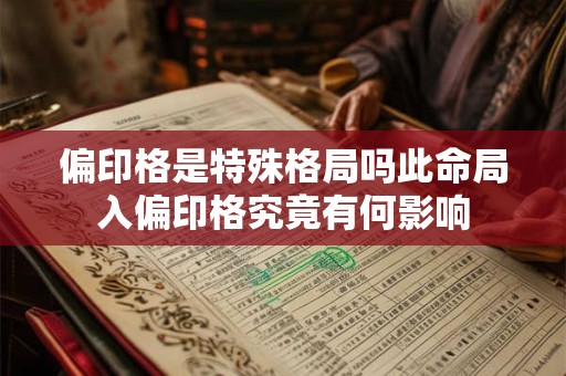 偏印格是特殊格局吗此命局入偏印格究竟有何影响