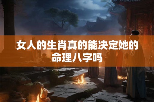 女人的生肖真的能决定她的命理八字吗