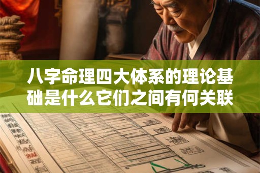 八字命理四大体系的理论基础是什么它们之间有何关联与区别