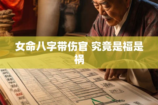 女命八字带伤官 究竟是福是祸