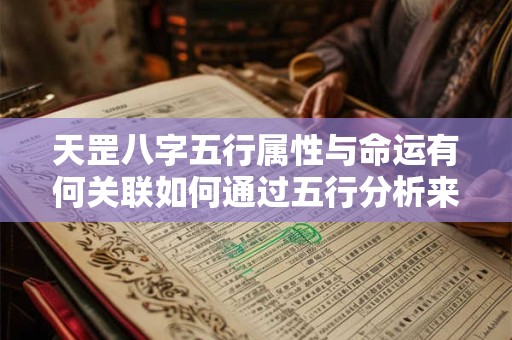 天罡八字五行属性与命运有何关联如何通过五行分析来解读命运