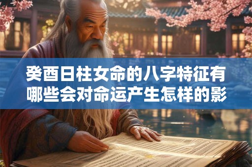 癸酉日柱女命的八字特征有哪些会对命运产生怎样的影响