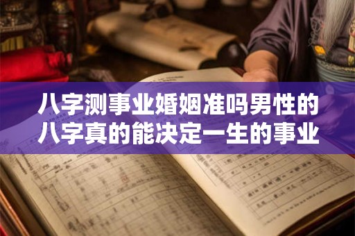 八字测事业婚姻准吗男性的八字真的能决定一生的事业和婚姻吗